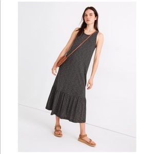 Madewell Knit Tank Ruffle-Hem Dress